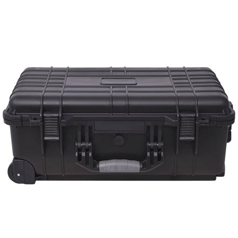 Hardcase transportkoffer met wielen en schuimen binnenkant 3