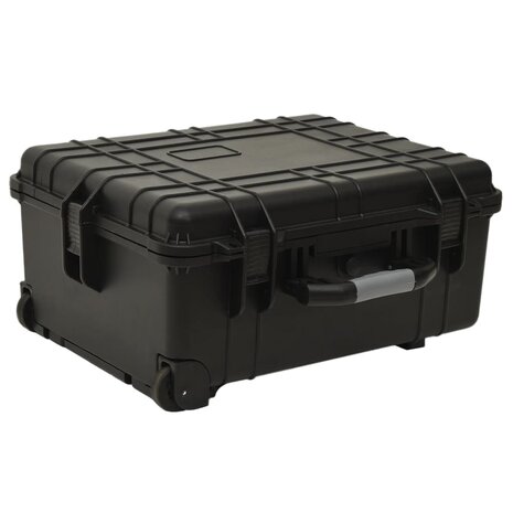 Flightcase op wieltjes 58x45x27 cm PP zwart 1