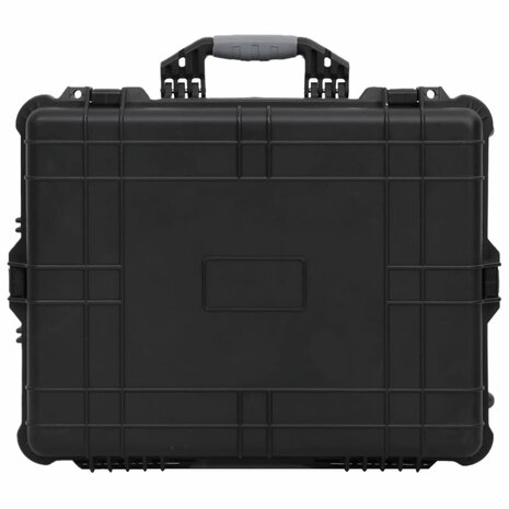 Flightcase op wieltjes 63x50x23 cm PP zwart 3