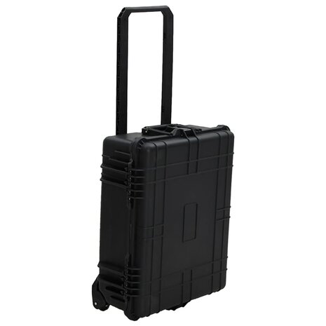 Flightcase op wieltjes 63x50x23 cm PP zwart 7