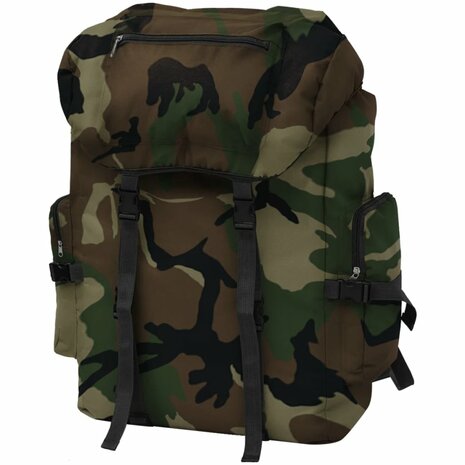 Rugzak legerstijl 65 L camouflage 1