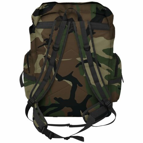 Rugzak legerstijl 65 L camouflage 3