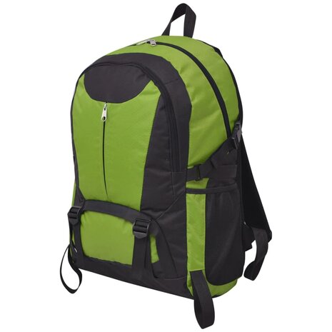 Hiking rugzak 40 L zwart en groen 1