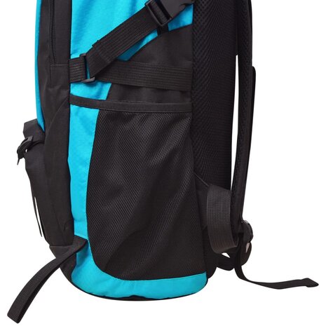 Hiking rugzak 40 L zwart en blauw 5