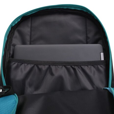 Rugzak voor school 40 L zwart en blauw 7