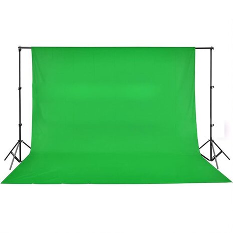 Fotostudioset met verlichtingsset en achtergrond 11