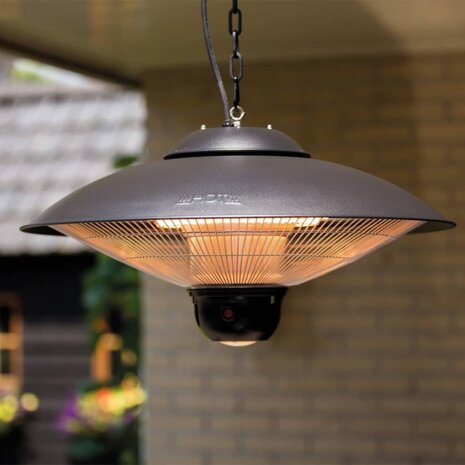 Sunred Hangende verwarmer Sirius 2100 W halogeen zwart CE09B 5