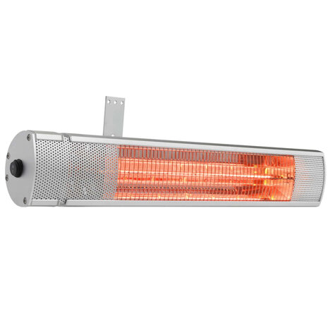 Tristar Terrasverwarmer wandmontage KA-5277 2000 W Golden Tube zilver 2