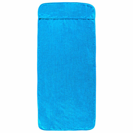 Strandhanddoeken 4 st 400 g/m² 60x135 cm stof turquoise 4