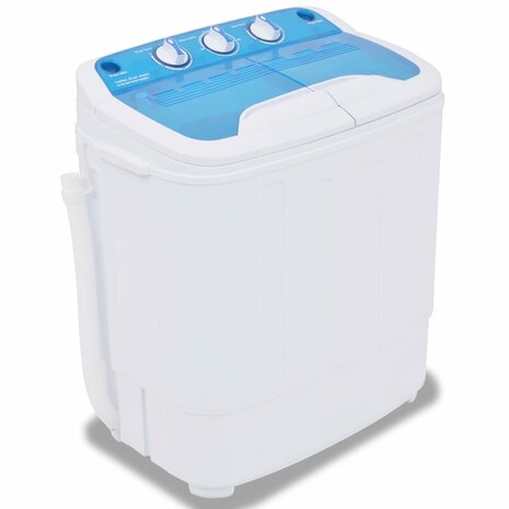 Mini wasmachine met dubbele trommel 5,6 kg 1