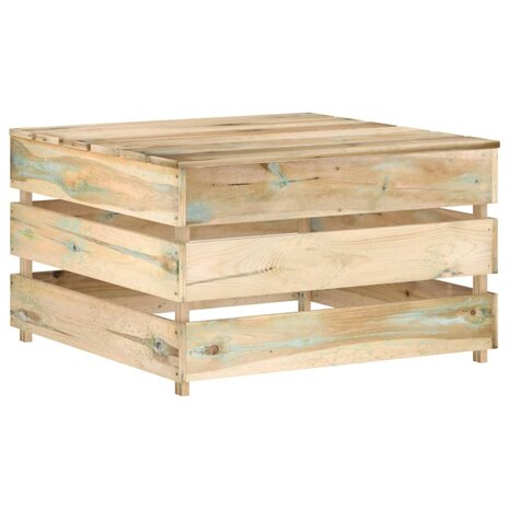 Tuintafels 2 st pallet geïmpregneerd grenenhout 2