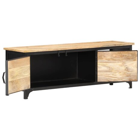 Tv-meubel 120x30x40 cm massief mangohout 2