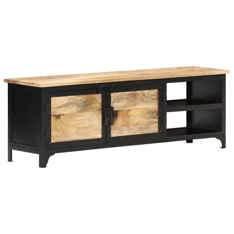 Tv-meubel 120x30x40 cm massief mangohout 10