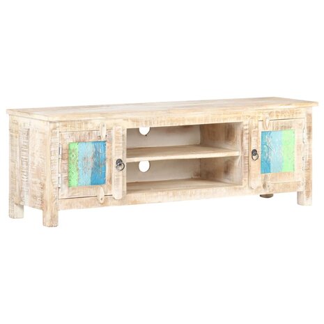 Tv-meubel 120x30x40 cm ruw acaciahout 1