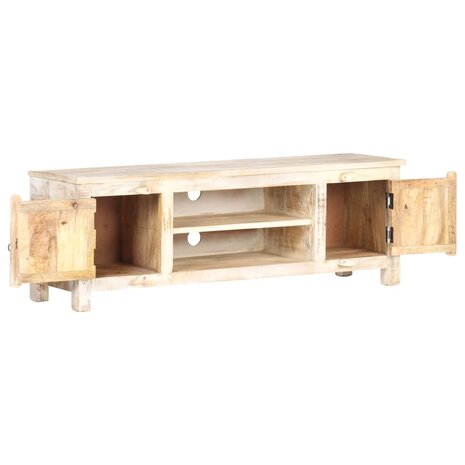 Tv-meubel 120x30x40 cm ruw acaciahout 2