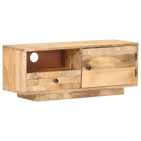 Tv-meubel 90x30x35 cm massief mangohout 10