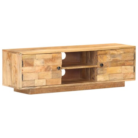 Tv-meubel 116x30x35 cm massief mangohout 1