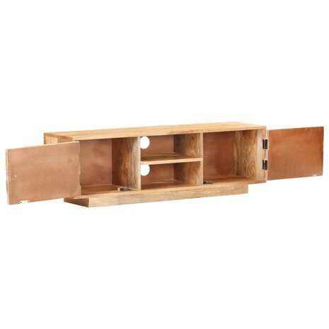 Tv-meubel 116x30x35 cm massief mangohout 2