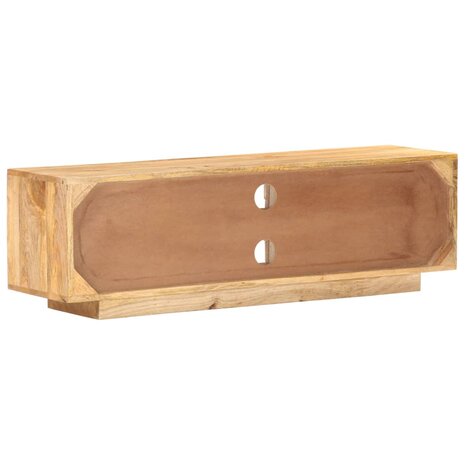 Tv-meubel 116x30x35 cm massief mangohout 4