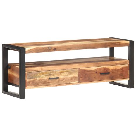 Tv-meubel 120x35x45 cm hout met honingkleurige afwerking 1