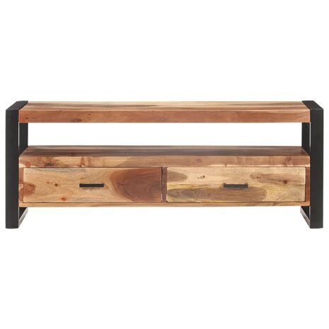 Tv-meubel 120x35x45 cm hout met honingkleurige afwerking 3