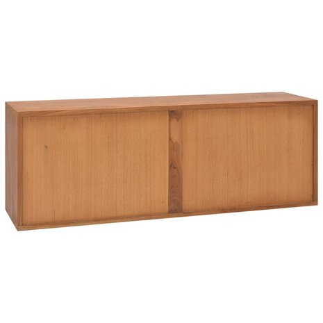 Tv-meubel 110x30x40 cm massief teakhout 4