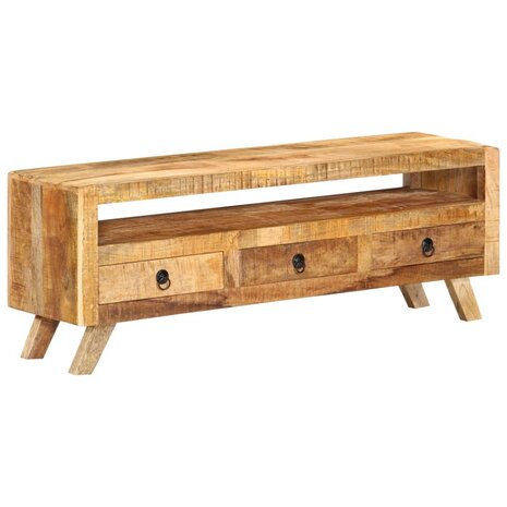 Tv-meubel 110x30x40 cm massief mangohout 12