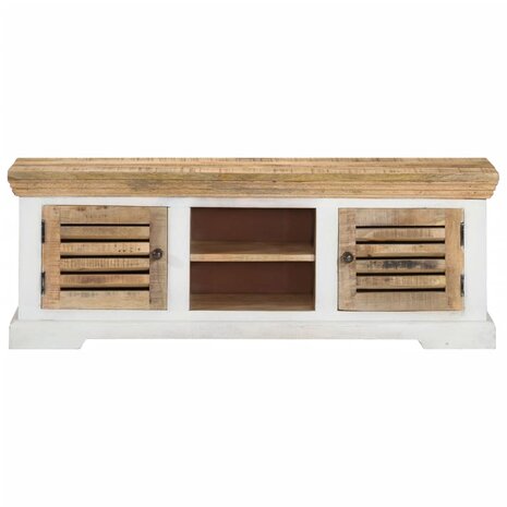 Tv-meubel 110x30x40 cm massief mangohout 2