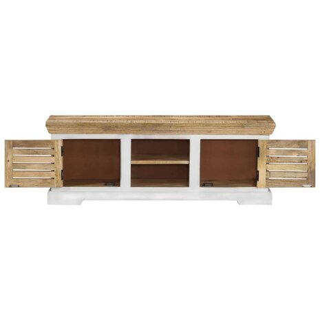 Tv-meubel 110x30x40 cm massief mangohout 3