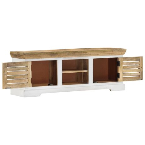 Tv-meubel 110x30x40 cm massief mangohout 4