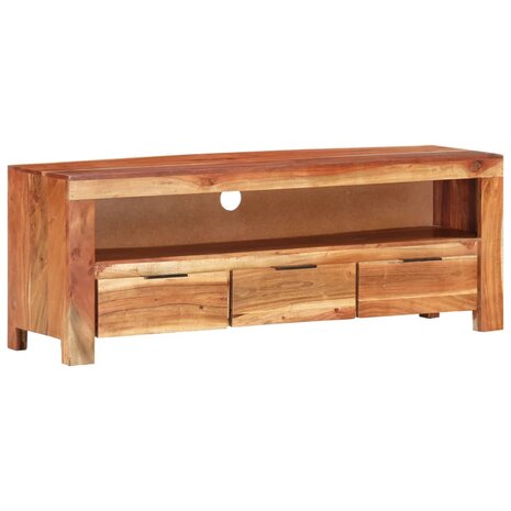 Tv-meubel 110x30x40 cm massief acaciahout 11