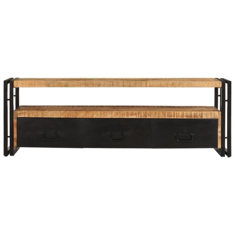 Tv-meubel 120x30x40 cm massief mangohout 2