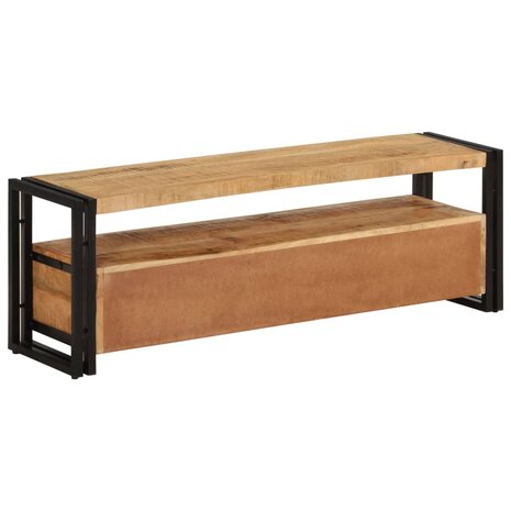 Tv-meubel 120x30x40 cm massief mangohout 4