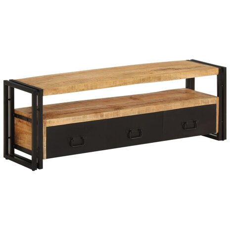 Tv-meubel 120x30x40 cm massief mangohout 12