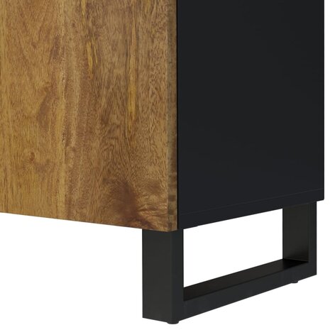 Tv-meubel 105x33,5x46 cm massief mangohout en bewerkt hout 8