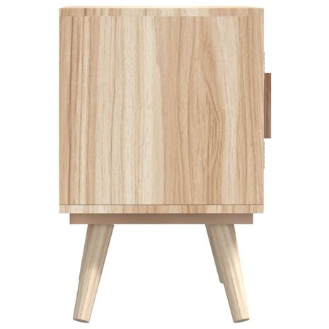 Tv-meubel met deuren 105x30x45 cm bewerkt hout 6