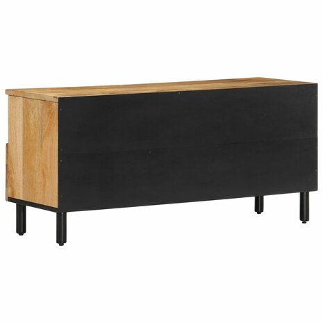 Tv-meubel 100x33x46 cm massief mangohout 5