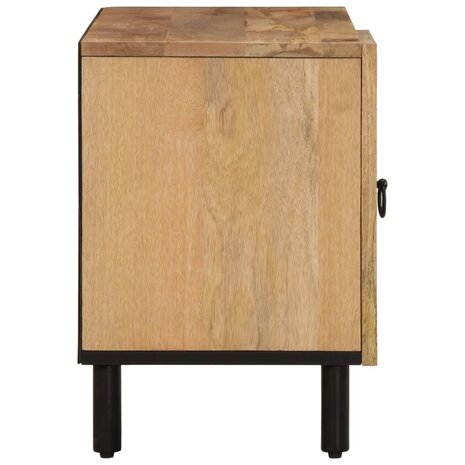 Tv-meubel 80x31x46 cm massief mangohout 6