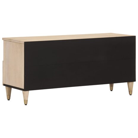 Tv-meubel 100x33x46 cm massief mangohout 5