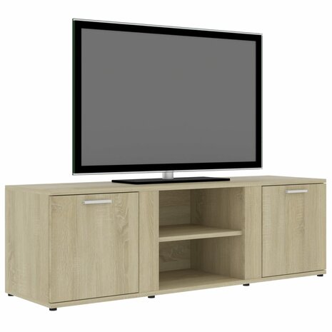 Tv-meubel 120x34x37 cm bewerkt hout sonoma eikenkleurig 3