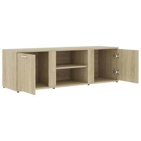 Tv-meubel 120x34x37 cm bewerkt hout sonoma eikenkleurig 6