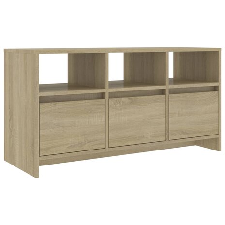 Tv-meubel 102x37,5x52,5 cm bewerkt hout sonoma eikenkleurig 2