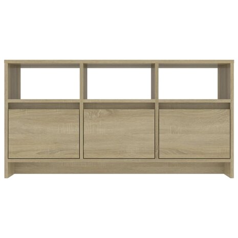 Tv-meubel 102x37,5x52,5 cm bewerkt hout sonoma eikenkleurig 6