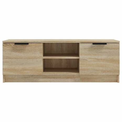 Tv-meubel 102x35x36,5 cm bewerkt hout sonoma eikenkleurig 3