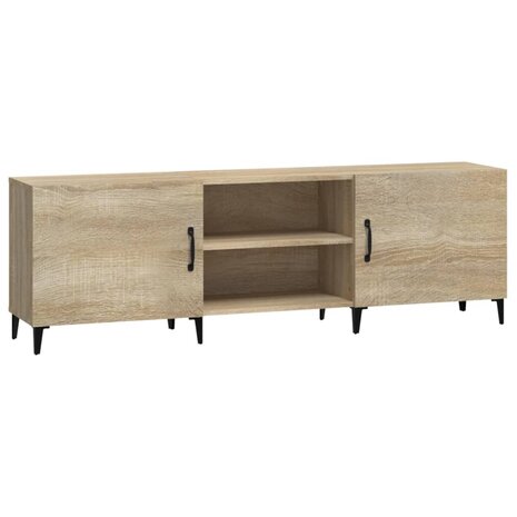 Tv-meubel 150x30x50 cm bewerkt hout sonoma eikenkleurig 2