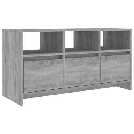 Tv-meubel 102x37,5x52,5 cm bewerkt hout grijs sonoma eikenkleur 2