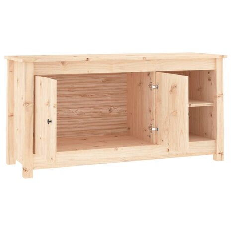 Tv-meubel 103x36,5x52 cm massief grenenhout 4