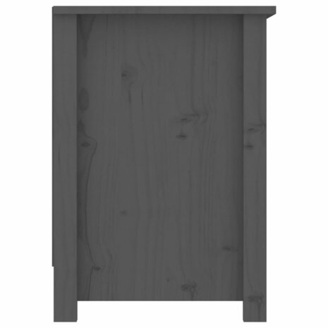 Tv-meubel 103x36,5x52 cm massief grenenhout grijs 5