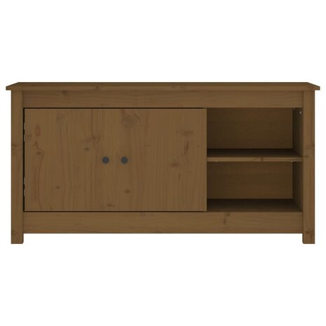 Tv-meubel 103x36,5x52 cm massief grenenhout honingbruin 3