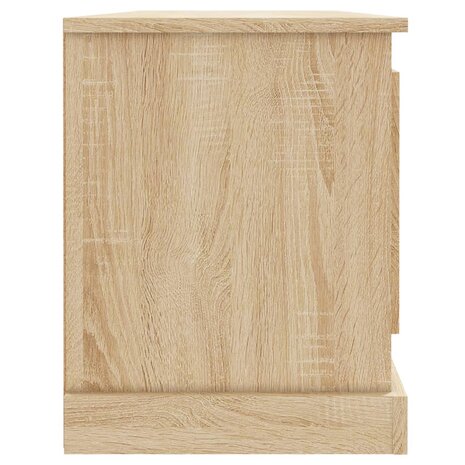 Tv-meubel 100x35,5x45 cm bewerkt hout sonoma eikenkleurig 7